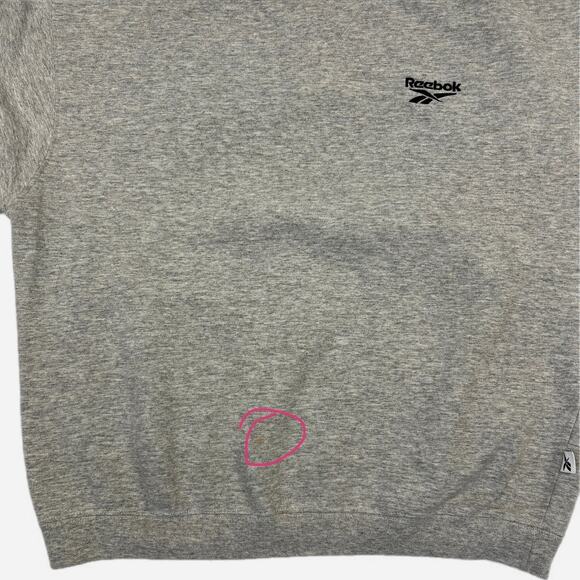 Y2K Reebok Gray Crewneck Sweatshirt - Men's Size Small - Picture 3 of 6